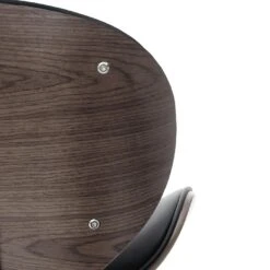 Barhocker Foxrock, Barstuhl, Holz Bugholz Retro-Design ~ Grau, Kunstleder Schwarz -Wohnmöbel c7583f1a 956a 43b5 941c bbcd147799fc