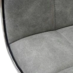 2er-Set Esszimmerstuhl HWC-C41, Stuhl Küchenstuhl, Höhenverstellbar Drehbar, Stoff/Textil ~ Vintage Betongrau -Wohnmöbel cbc3bbd5 cff3 4c01 9afd 8b78b5d5d8a9