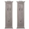 2er-Set Garderobe T33, Wandgarderobe Garderobenpaneel, Wandhaken Holz 109x28x4cm ~ Grau-braun Shabby 1 2er-Set Garderobe T33, Wandgarderobe Garderobenpaneel, Wandhaken Holz 109x28x4cm ~ Grau-braun Shabby -Wohnmöbel cbc40678 37fb 4d9a 98f4 f6cbc86933a4 1