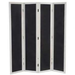 Paravent HWC-D27, Raumteiler Trennwand Spanische Wand Sichtschutz, Holz Metall 170x160x2cm -Wohnmöbel d12665b9 a313 4952 a347 3be100eec443 2