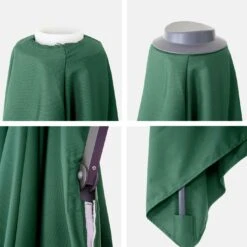 Ersatz-Bezug Für Luxus-Ampelschirm HWC-A96, Sonnenschirmbezug Ersatzbezug, 3x3m (Ø4,24m) Polyester 2,7kg ~ Dunkelgrün -Wohnmöbel d2963716 f906 4815 89f7 14dd0d145e30