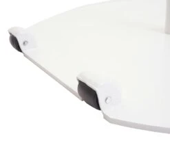 Sonnenschirmständer HWC-A33, Schirmständer Sonnenschirmfuß Sonnenschirmhalter, Rollbar, Metall, 22kg Ø 69cm ~ Weiß -Wohnmöbel d2c1167f d249 4958 8b88 df9806b65de4