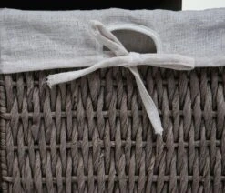 Waschbeckenunterschrank HWC-H20, Badezimmer Waschtisch, Massiv-Holz Korb-Schublade 60x65x31cm ~ Shabby Grau-braun -Wohnmöbel d48d7ac2 0e2b 4871 ae4c d1fb5ad05f18