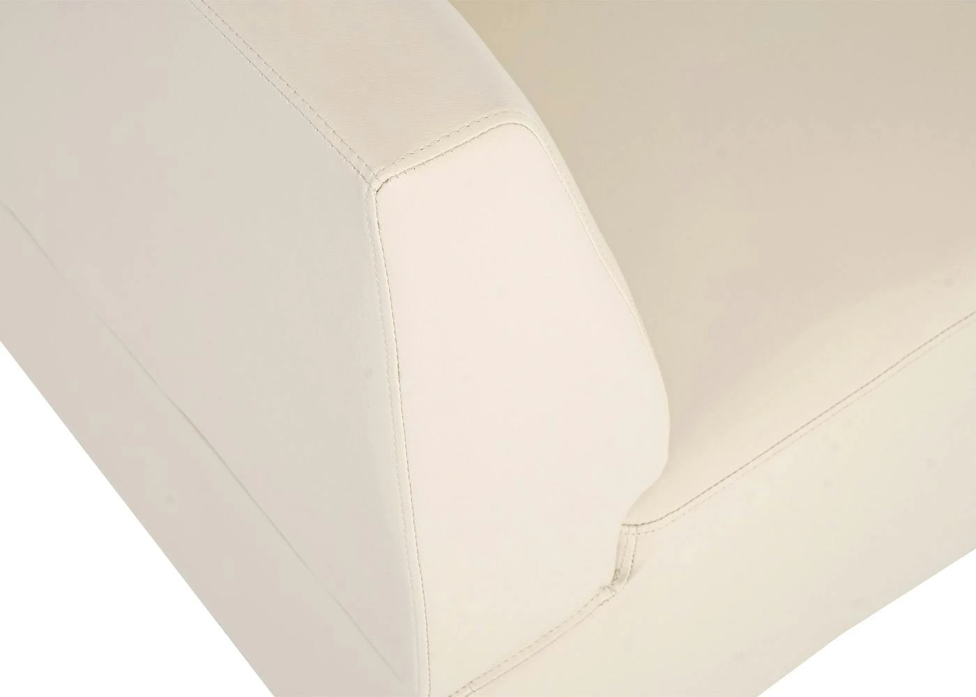 Modular 3-Sitzer Sofa Couch Lyon, Kunstleder ~ Creme, Hohe Armlehnen 9 Modular 3-Sitzer Sofa Couch Lyon, Kunstleder ~ Creme, Hohe Armlehnen – Bild 7