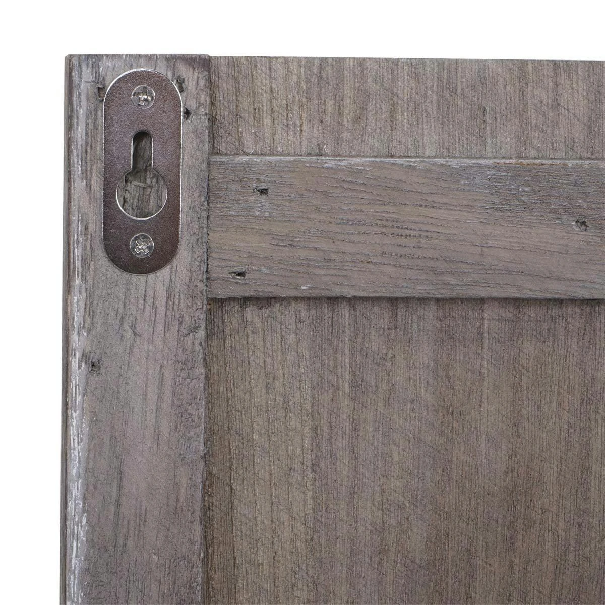 Wandgarderobe HWC-C89 Mit Pinnwand, Garderobenpaneel, Shabby-Look Vintage, 8 Haken 91x60cm ~ Braun, Shabby 8 Wandgarderobe HWC-C89 Mit Pinnwand, Garderobenpaneel, Shabby-Look Vintage, 8 Haken 91x60cm ~ Braun, Shabby – Bild 6