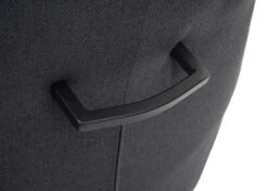 Esszimmerstuhl HWC-H71, Küchenstuhl Lehnstuhl Stuhl, Drehbar Auto-Position Stoff/Textil Stahl ~ Dunkelgrau -Wohnmöbel d616276a c648 4895 88e6 e9035dffe919