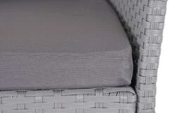 Poly-Rattan Garten-Garnitur HWC-D82, Sitzgruppe Lounge-Set ~ Grau Mit Kissen Anthrazit -Wohnmöbel d815b1f9 be34 4ab0 bd6b 78038074df59