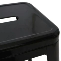 Barhocker HWC-A73, Barstuhl Tresenhocker, Metall Industriedesign Stapelbar ~ Schwarz -Wohnmöbel d858fe97 4e82 4dea a585 f4ee64fb2a38