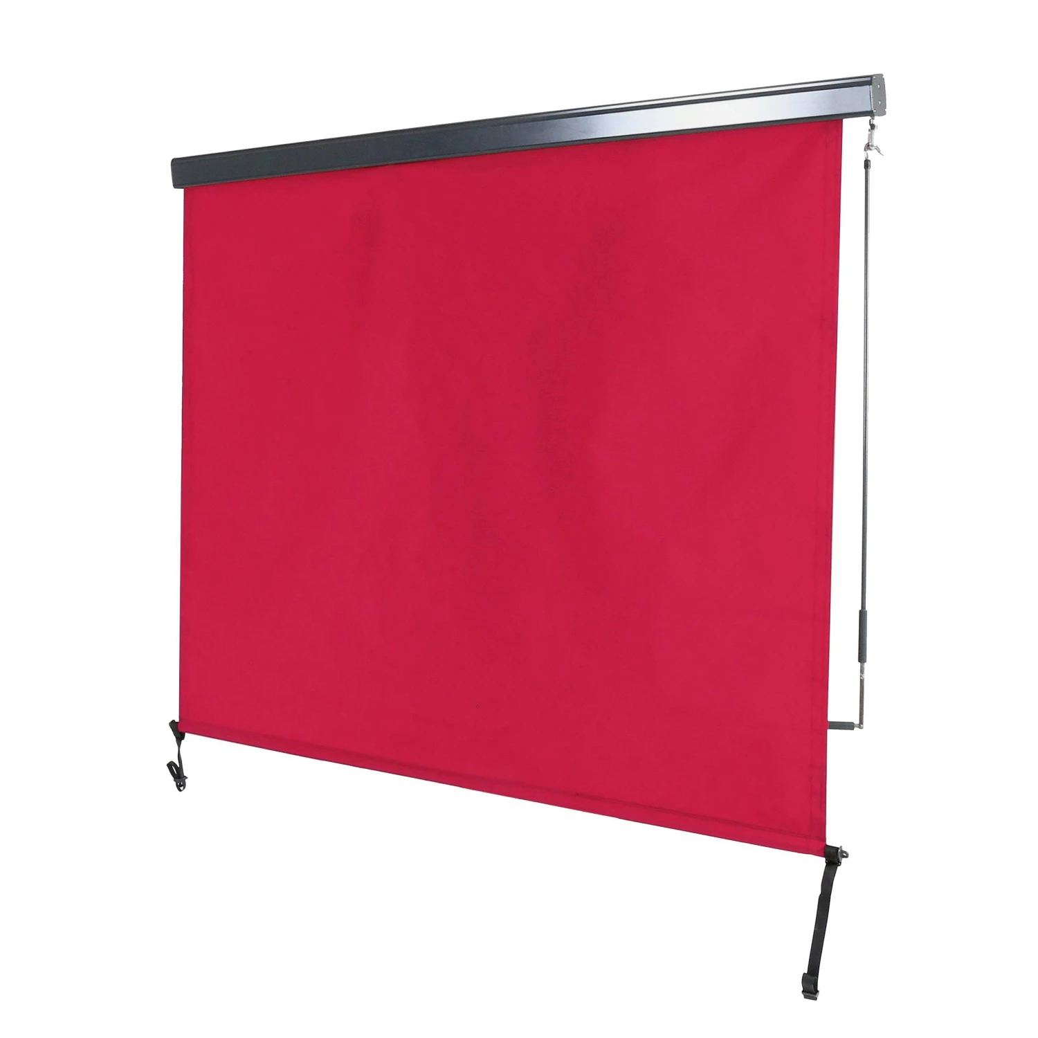 Vertikalmarkise HWC-F42, Senkrechtmarkise Sichtschutz Außenrollo Rollo, UV-Schutz 50 Stoff ~ 250x180cm, Bordeaux-rot 3 Vertikalmarkise HWC-F42, Senkrechtmarkise Sichtschutz Außenrollo Rollo, UV-Schutz 50 Stoff ~ 250x180cm, Bordeaux-rot