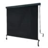 Vertikalmarkise HWC-F42, Senkrechtmarkise Sichtschutz Außenrollo Rollo, UV-Schutz 50 Stoff ~ 250x180cm, Schwarz -Wohnmöbel db65787e 0112 4e55 b676 c3dbb51bc9be 2