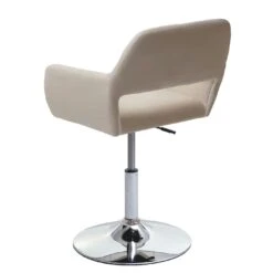 Esszimmerstuhl HWC-A50 III, Stuhl Küchenstuhl, Retro 50er Jahre, Kunstleder ~ Creme, Chromfuß -Wohnmöbel ddbb0710 aa2e 437d b638 af86744f8b46