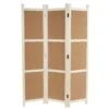 Paravent HWC-G52, Raumteiler Trennwand Sichtschutz, Pinnwand Kork ~ Braun, 3 Panele 166x121cm -Wohnmöbel ddf685df f992 45f5 9789 325ccdeaeea1
