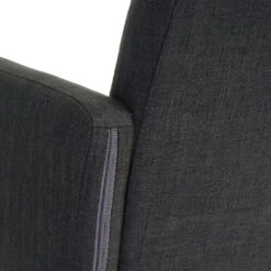 Esszimmerstuhl Orlando II, Stuhl Küchenstuhl, Retro-Design ~ Textil, Dunkelgrau -Wohnmöbel deadb0ee 461c 41cb 94b5 a9c2f3ddf901