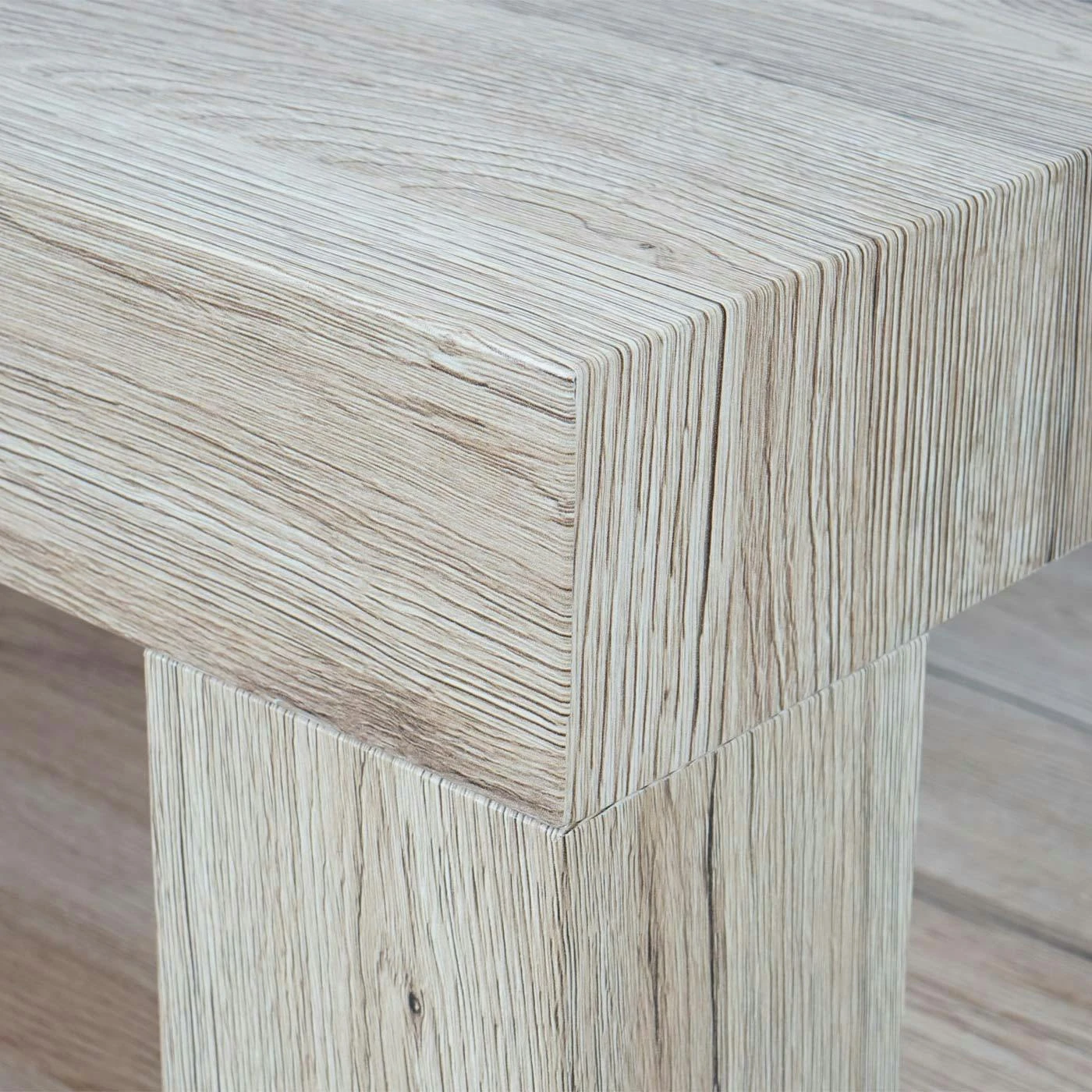 Couchtisch HWC-A32, Wohnzimmertisch, 3D-Struktur 40x110x60cm FSC-zertifiziert ~ Sanremo Eicheoptik 9 Couchtisch HWC-A32, Wohnzimmertisch, 3D-Struktur 40x110x60cm FSC-zertifiziert ~ Sanremo Eicheoptik – Bild 7