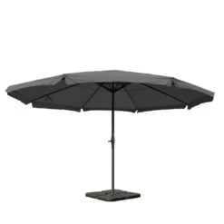 Sonnenschirm Meran Pro, Gastronomie Marktschirm Mit Volant Ø 5m Polyester/Alu 28kg ~ Grün Mit Ständer -Wohnmöbel e14fafd4 66d8 46c4 aeb9 6449a0bfcc13 6