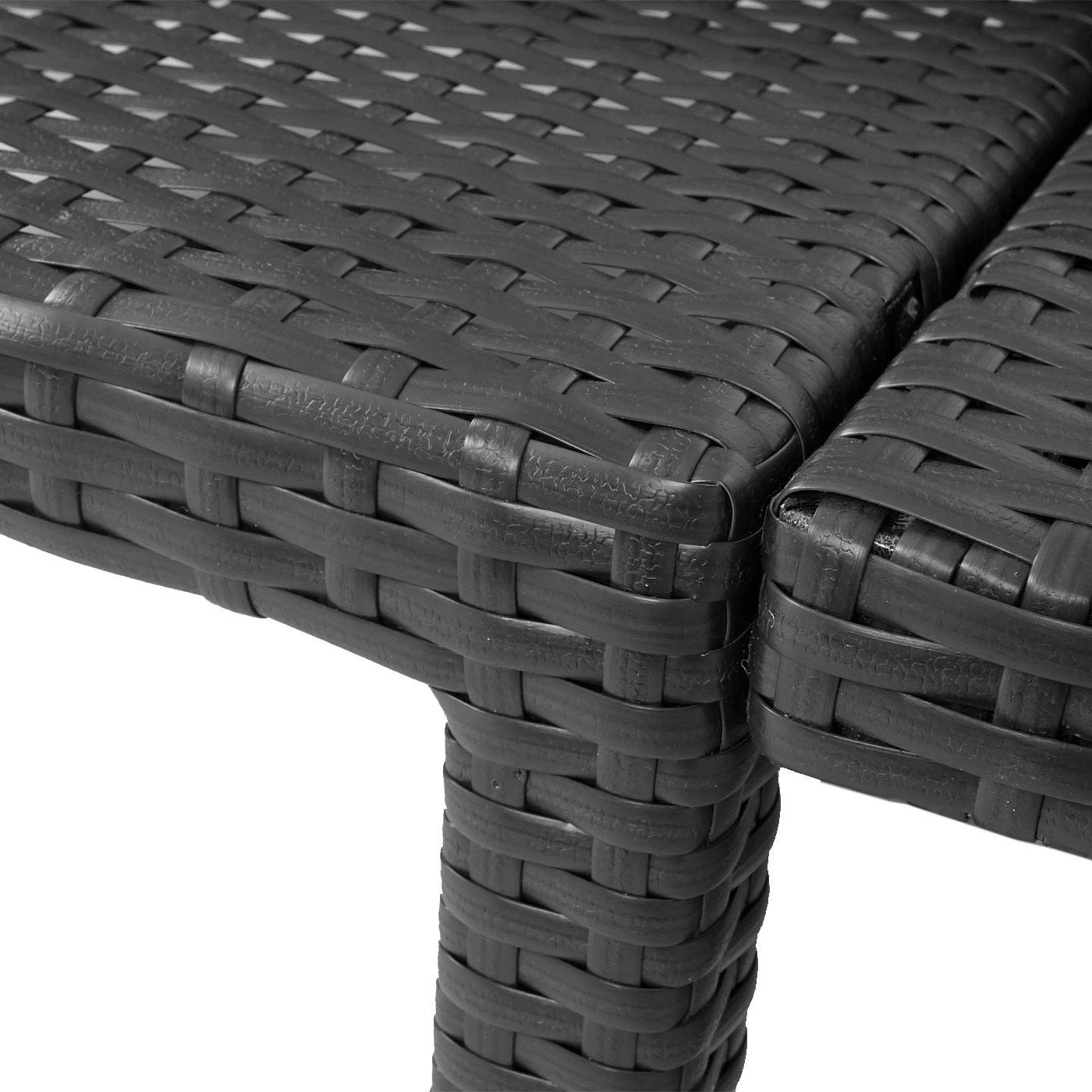 Poly-Rattan Sonnenliege HWC-A51, Relaxliege Gartenliege Liege ~ Basic Anthrazit, Kissen Creme 8 Poly-Rattan Sonnenliege HWC-A51, Relaxliege Gartenliege Liege ~ Basic Anthrazit, Kissen Creme – Bild 6