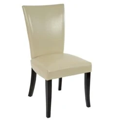 6er-Set Esszimmerstuhl Chesterfield, Stuhl Küchenstuhl, Nieten ~ Kunstleder, Creme, Dunkle Beine -Wohnmöbel e1c09a06 5168 4cf5 a613 0dda3dc0abc2