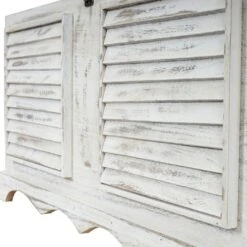 Holztruhe T356, Sitzbank Aufbewahrungstruhe, Shabby-Look Vintage 50x76x45cm ~ Weiß -Wohnmöbel e1da5020 bb90 4030 8988 e07632de11da