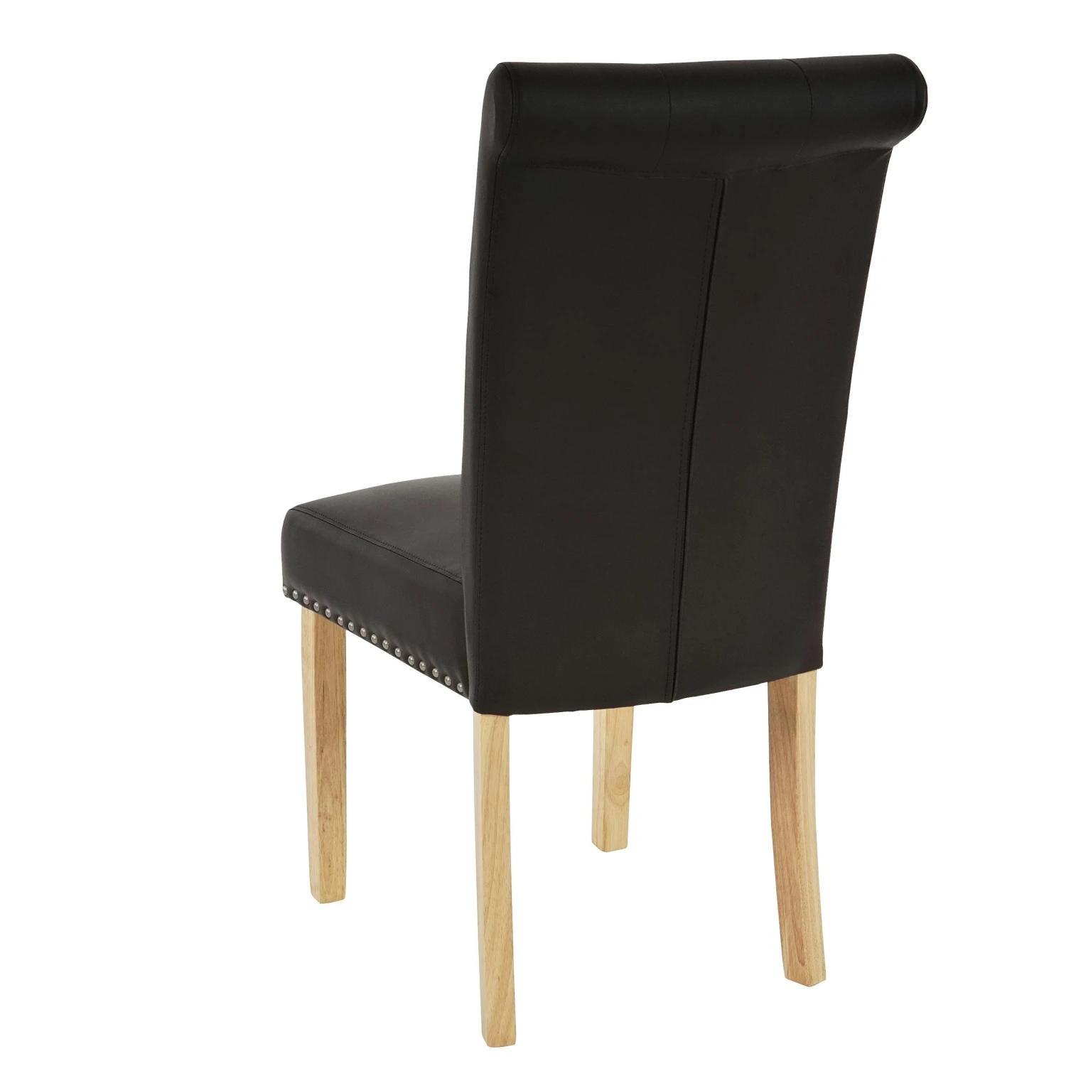 6er-Set Esszimmerstuhl Chesterfield II, Stuhl Küchenstuhl, Nieten ~ Kunstleder, Coffee, Helle Beine 9 6er-Set Esszimmerstuhl Chesterfield II, Stuhl Küchenstuhl, Nieten ~ Kunstleder, Coffee, Helle Beine – Bild 7