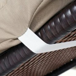 Poly-Rattan Sonnenliege HWC-A51, Relaxliege Gartenliege Liege ~ Premium Braun, Kissen Creme -Wohnmöbel e3d8fdcd ed21 4679 96c9 fbb6082b7cb4