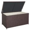 Poly-Rattan Kissenbox HWC-D88, Gartentruhe Auflagenbox Truhe ~ Premium Braun, 80x160x94cm 950l -Wohnmöbel e3f5cfc0 2464 4c0e bc2a ffda92b6632f