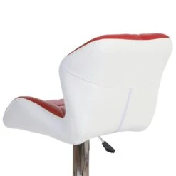Barhocker HWC-A92, Barstuhl Tresenhocker, Höhenverstellbar Kunstleder ~ Rot -Wohnmöbel e5d29b60 821a 4d0e 98dc 81953bb98d8d