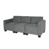 Modular 3-Sitzer Sofa Couch Lyon, Stoff/Textil ~ Grau 1 Modular 3-Sitzer Sofa Couch Lyon, Stoff/Textil ~ Grau -Wohnmöbel e62406ee 76bb 48d4 979e 309cd7ae5845 3