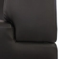 Modular 4-Sitzer Sofa Couch Lyon, Kunstleder ~ Schwarz, Hohe Armlehnen -Wohnmöbel ebe7cd9f 6470 4133 b31e 8db6d464e28b