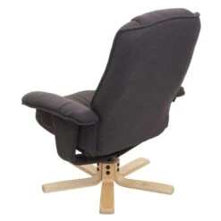 Relaxsessel M56, Fernsehsessel TV-Sessel Mit Hocker, Stoff/Textil ~ Dunkelgrau -Wohnmöbel ed699988 5bbf 4791 bf34 d9c993527f3d