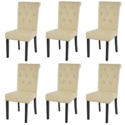 2er-Set Esszimmerstuhl Chesterfield II, Stuhl Küchenstuhl, Nieten ~ Kunstleder, Creme, Dunkle Beine 11 2er-Set Esszimmerstuhl Chesterfield II, Stuhl Küchenstuhl, Nieten ~ Kunstleder, Creme, Dunkle Beine -Wohnmöbel effd0547 c34a 4764 bc94 589ded28218f 2