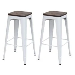 2er-Set Barhocker HWC-G71, Barstuhl Küchenhocker Bistrostuhl Tresenhocker, Industrial Metall Holz ~ Naturbraun 11 2er-Set Barhocker HWC-G71, Barstuhl Küchenhocker Bistrostuhl Tresenhocker, Industrial Metall Holz ~ Naturbraun -Wohnmöbel f1189b7e 60e7 4cda a78e 9d0a4300d581 1