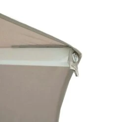 Sonnenschirm Meran II, Gastronomie Marktschirm, Ø 5m Polyester/Alu Mast Weiß 28kg ~ Creme-beige Mit Ständer -Wohnmöbel f75b4e0c 2149 4116 a8e8 f1b212c142f4
