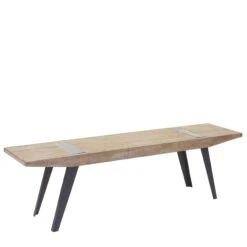 Sitzbank HWC-A15b, Esszimmerbank Bank, Tanne Holz Rustikal Massiv FSC-zertifiziert 160cm