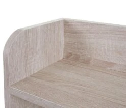 Wandgarderobe HWC-C68, Garderobe Regal, 4 Haken 2 Regalfächer, 41x60x19cm 3D-Struktur ~ Eiche-Optik -Wohnmöbel fb74e2ab 115b 4516 b693 f8fdaae10ad7