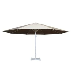 Sonnenschirm Meran II, Gastronomie Marktschirm, Ø 5m Polyester/Alu Mast Weiß 28kg ~ Anthrazit Ohne Ständer -Wohnmöbel fbd59662 3c3f 4518 a286 a91c11adf7e6 2