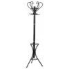 Garderobenständer HWC-B75, Standgarderobe Kleiderständer Schirmständer 180x40x40cm ~ Schwarz -Wohnmöbel fe2d0eb0 98a9 48ed a160 5f7b3005a867