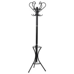 Standgarderobe HWC-B82, Kleiderständer Garderobe Garderobenständer, Bambus Klappbar 150x84x57cm -Wohnmöbel fe2d0eb0 98a9 48ed a160 5f7b3005a867 3