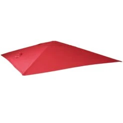 Ersatz-Bezug Für Luxus-Ampelschirm HWC-A96, Sonnenschirmbezug Ersatzbezug, 3x4m (Ø5m) Polyester 3,5kg ~ Anthrazit -Wohnmöbel fe62ac46 9fcc 4d7d 8790 d636261af487 2