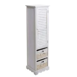 Waschbeckenunterschrank HWC-H20, Badezimmer Waschtisch, Massiv-Holz Korb-Schublade 60x65x31cm ~ Shabby Grau-braun -Wohnmöbel ff465505 2cec 4f80 bba4 529062afb7d2